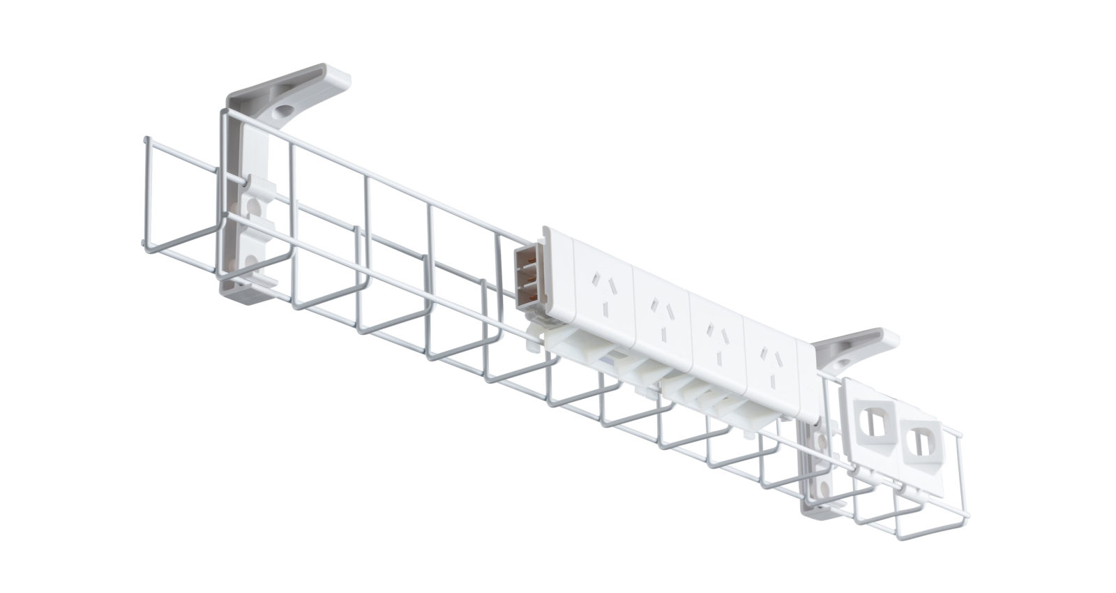Vertilift FIXED HEIGHT Desk Frame Wire Grid Cable Trays